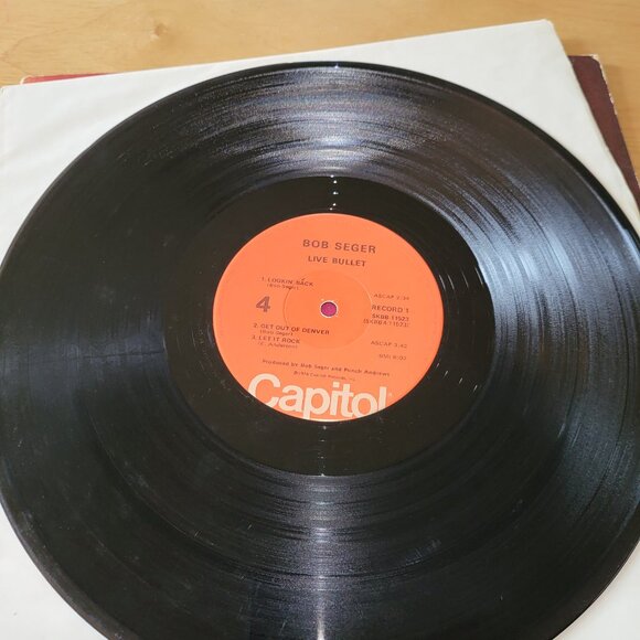 BOB SEGER Live Bullet Double LP Vinyl 1976 Capitol Records SKBB-11523 Rock LP6 - Picture 9 of 16